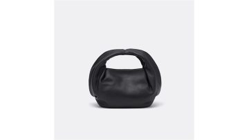 Fashionable Black Leather Coin Purse Versatile Cro