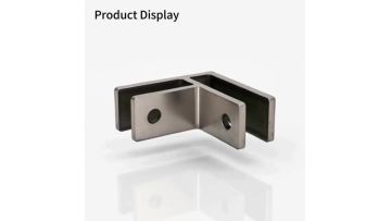 SVA-S142 Stainless Steel No Holes Stainless Steel 90 Degree Glass to Glass Balcony Balustrade Clamp