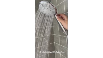 10cm 5 Functions Bathing Soft Flow Bubble Hand Shower Head With Color Box Packing1