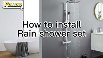 New Luxury Bath Stainless Steel Telescopic Rod Shinny Chromed Shower Column Set with Folded Shower Mixer1
