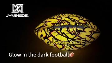 Custom high quality led glow in dark led football