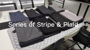 Assessed Supplier Apparel Factory Premium Quality Grid Paid Solid Color Men Custom Dress Business Wedding Banquet Pants1