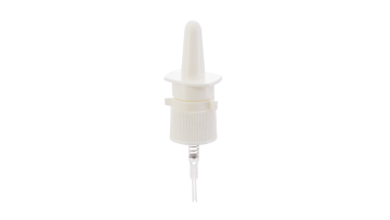 20/410 white ribbed nasal sprayer pump with clip