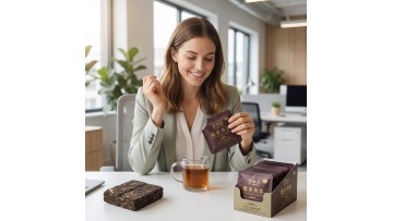 High Mountain Organic Glutinous Rice Flavor Ripe Pu'er Tea 8g Mini Squares