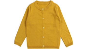 Kids' Girls' Knitted Jacket Solid Single Breasted Button Knitwear Cardigan Sweater1