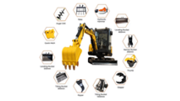 Second-Hand Crawler Digger with Extendable Arm and Mini Excavator1