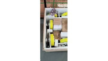 Pallet packing shipment of AGV wheels