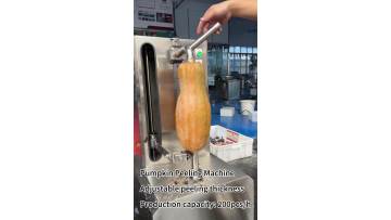 Pumpkin peeling machine