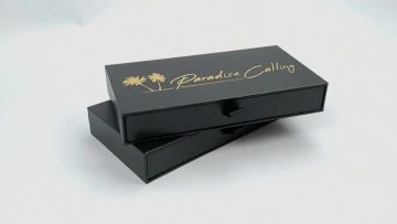 Drawer box with foam insert for watches