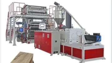 100% Waterproof Wear- Resistant Zero Formaldehyde Spc WPC Lvt Flooring Extrusion Line1