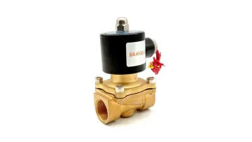 2W200-20 3/4′′ 2/2 Way Normally Closed Water Air Oil Gas Brass Solenoid Valve 12V 24V DC 110V 120V 220V 230V AC1