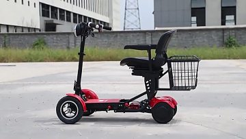 Electric 4 Wheel Disable Lightweight Folding Electric Powerful Mobility Scooters For Elderly1