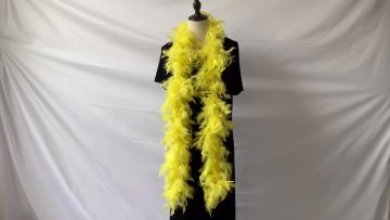 FK Feather 40gram Cheap Black Feather Boas For Dress Party Decoration1