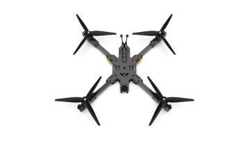 Fiber optic FPV drone