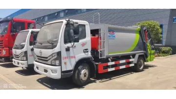 New Arrival Dongfeng 4X2 7-7.5cbm Airtight Lid Compaction Refuse Truck1