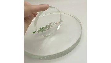 Customized DIN 7080 Polished Borosilicate Round Sight Glass Disc1