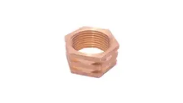 Brass Nut Pickling Customized Turning Forged Hexagonal Flange Nuts1