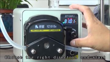 100FJ Peristaltic Pump Filling, less than 1 minute