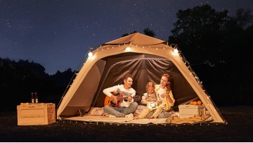 Camel 5 People Sunshade Automatic Quick-opening Tent Tarp Waterproof Extended Breathable Glamping Tent1
