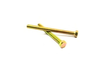 M8-1.0 M10-1.25 M12-1.75 DIN931 DIN933 Fine Thread Grade 8.8 Yellow Zinc Plated Galvanized Hex Bolts1