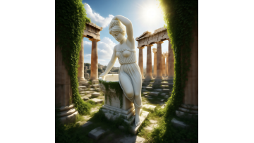 Elegant White Marble Garden Statue for Sophisticated Outdoor Decor