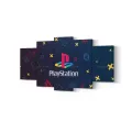 Modern Home Decor Posters PlayStation Logo 5 Piece Canvas Prints Poster Modular Wall Art Canvas Painting Picture For Living Room