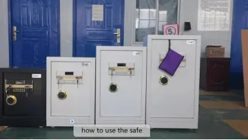 70cm Office Hotel Fireproof Steel Digital jewellery Safe1