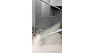 silver powder coat