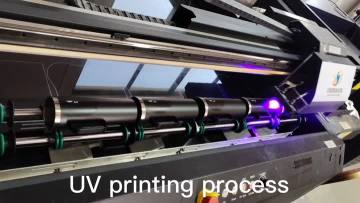  UV printing process