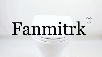 Fanmitrk toilet seat soft close