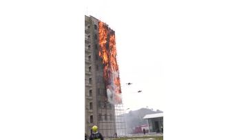 The actual fire drill of Bishan Emergency Bureau1