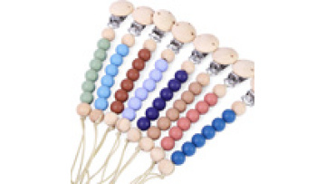 Custom Macrame Newborn Pacifier Chain Silicone Pacifier Holder Clip Diy1