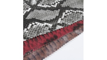 New fancy textiles waterproof 100% polyester pu leather  his dark materials cover coated imitation fabrics for jackets1