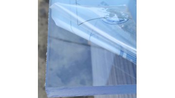 Light Blue Transparent 4*8 Foot Polycarbonate Sheet Plastic1