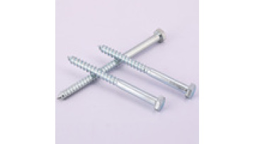 Din571 Wood Screw Wood Screws Factory Custom Carbon Steel DIN 571 Hex Head Coach Lag Wood Screw1