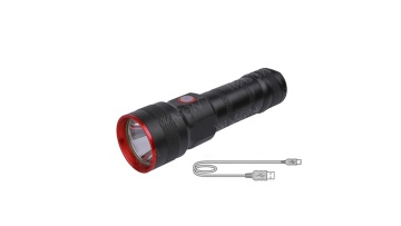 Top Grade Tactical 300 Meters Long Range 26650/18650 Handy Strong Light Aluminium Alloy Led Flashlight1
