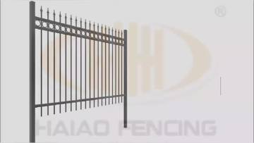 cheap ornamental cast steel bar pressing iron fence zinc panels1