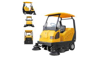 Electric Ride-On Sweeper - Elevating Cleaning Efficiency