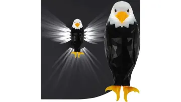 Elegant Eagle Wing Decorative Wall Light with Remote Control1