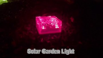 outdoor decoration IP67 waterproof driway solar panel brick deck lights ground buried solar brick light for garden pathway1