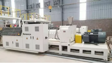 110/220 Plastic Extruder Machine Spc Flooring Production Line of Romeroca Supply High Quality Extrusion1
