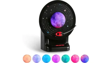 Dimmable 3D Moon Lamp Bluetooth Speaker for Kids and Adults1