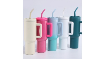 Large capacity portable handle cup