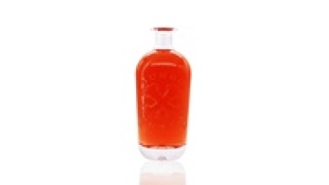 Luxury customized logo mountain bottom square shape 780ml  spirit gin liquor whisky rum tequila vodka glass bottle with cap1