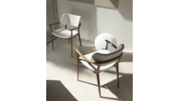 High Quality Cheap Price  Wooden Home Furniture Rattan Wicker Back with Soft Cushion Wood kitchen  dining  Restaurant Chair1