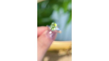 Oval Green Lab Grown Diamond Pavé Ring Design