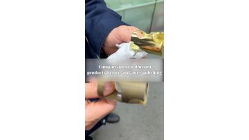 The effect of plasma polishing bathroom products