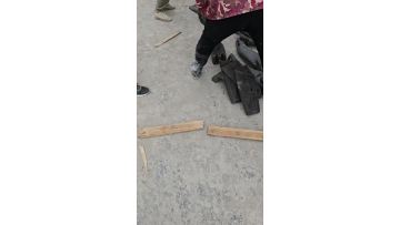 Replacement of mixing arms in the main unit of the mixing plant