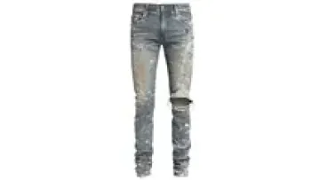 Men's Fashion Jeans Vintage Skinny Jeans Men Stacked Denim High Quality Stretch Men Jeans1