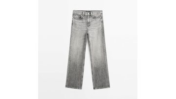 Trendy Women's High Waist Wide Leg Jeans